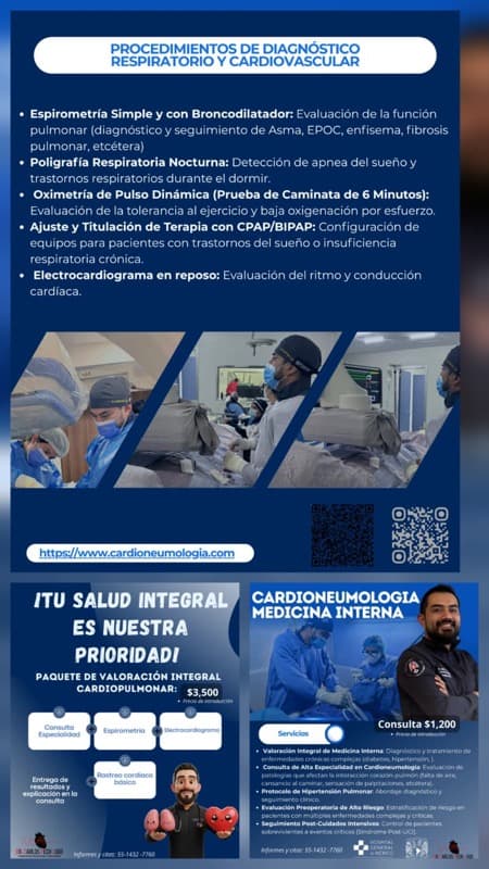 Cardioneumología y Medicina Interna